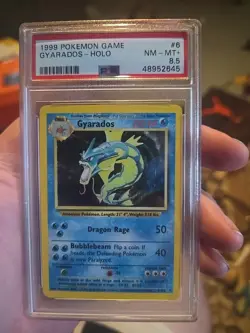 PSA 8.5 NM - MINT Gyarados Holo 6/102 Rare Pokemon Card Base Set Unlimited 1999 - Image 1