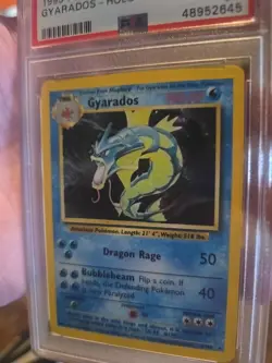PSA 8.5 NM - MINT Gyarados Holo 6/102 Rare Pokemon Card Base Set Unlimited 1999 - Image 3