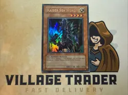 Kaiser Sea Horse SKE-015 Ultra Rare 1st Edition Yugioh NM - Image 1