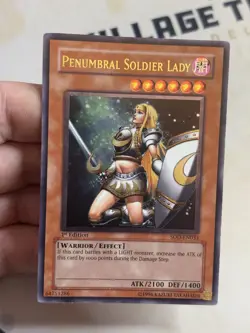 Penumbral Soldier Lady SOD-EN033 Ultimate Rare 1st Edition YuGiOh! VLP - Image 2