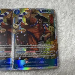 Kouzuki Oden ST22-005 Character Holo x4 One Piece Card Game English - Image 3
