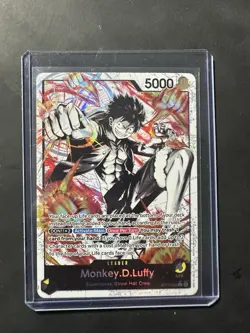 Bandai One Piece CCG Monkey.D.Luffy Leader Foil ST13-003 - Image 1