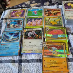 english 151 Pokemon Cards joblot holos reverses and ex cards - Image 5