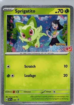 Sprigatito Normal SV: Scarlet & Violet Promo Cards 191 - Image 1