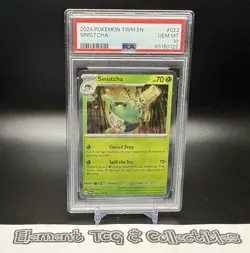 PSA 10 Sinistcha 022/167 Twilight Masquerade Holo GEM MINT Pokemon Card - Image 1