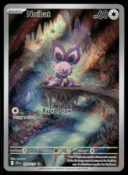 Pokemon Cards Noibat 169/159 Journey Together Illustration Rare NM *6 - Image 1