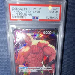 ONE PIECE Charlotte Katakuri (Alt Art Holo) OP11-067 PSA 10 Japanese Card - Image 2