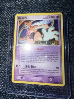 Pokemon Deoxys 16/107 EX Deoxys Exclusive Holo Rare 70 HP Card 2005 - Image 1