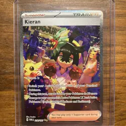 Pokemon Card Kieran Twilight Masquerade 218/167 Special Illustration Rare Full - Image 1
