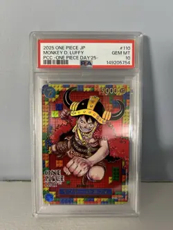 One Piece - Premium Card Collection Set “One Piece Day 25” P-110 PSA Gem Mint 10 - Image 1