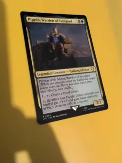 Pippin, Warden of Isengard. RAre LTC Halfling Advisor Magic the Gathering Card. - Image 4