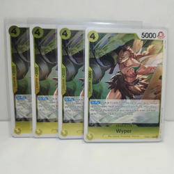 One Piece Wyper Card OP08-110 Yellow 4x Rare English Playset Kalgara 2k Searcher - Image 1