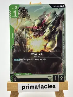 Gundam Card - Zaku II - ST03-008 C (Championship Promo) - Image 1