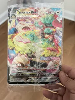 2 Pokemon Snorlax VMAX 142/202 Jumbo Card - GAMESTOP EXCLUSIVE - SEALED - Image 1