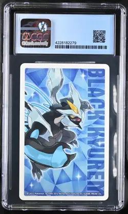 CGC 10 Pristine Mareep 2 of Hearts Playing Cards Black 2 2012 Pokemon - Image 2