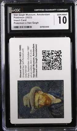 CGC 10 Van Gogh Museum, Amsterdam Insert Card Pokemon x Van Gogh 2023 Pokemon - Image 1