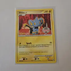Pokemon City Championships Diamond & Pearl Shinx STAFF Promo Card - Image 1