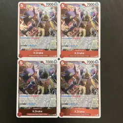 X.Drake OP14-016 Character English Bandai One Piece Card Game x4 - Image 1