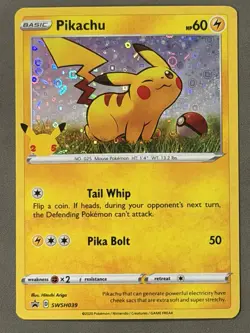 Pikachu General Mills Holofoil Promo Miscellaneous Cards & Products SWSH039 b002 - Image 1