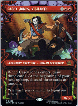 Casey Jones, Vigilante [Showcase Foil] #235 Magic Teenage Mutant Ninja Turtles - Image 1