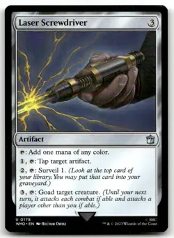 Laser Screwdriver #178 (NM) Doctor Who WHO Magic MTG - Image 1