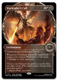 Warleader's Call (Showcase) #315 (NM) Murders Karlov Manor MKM Magic MTG - Image 1