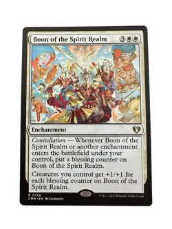 MTG Boon Of The Spirit Realm Commander Masters #720 - Image 1