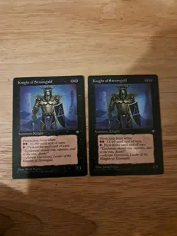 MTG - 2x Knight of Stromgald - Ice Age - Image 1