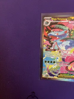 Pokemon TCG Mega Evolution Mega Venusaur EX Card 177/132 Sir NM Condition - Image 5