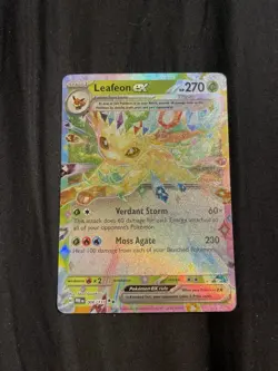 Pokemon TCG Leafeon EX Prismatic Evolutions Card 006/131 NM Condition - Image 1