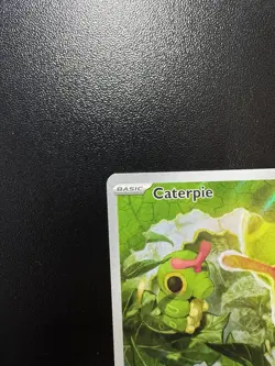 Caterpie 172/165 Illustration Rare Sv: Scarlet & Violet 151 Holo Pokemon TCG Eng - Image 3