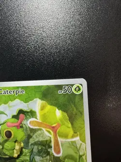 Caterpie 172/165 Illustration Rare Sv: Scarlet & Violet 151 Holo Pokemon TCG Eng - Image 4