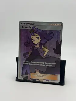 Pokemon Card - Acerola - 142/147 - Full Art Trainer - Burning Shadows - 2017 - Image 2