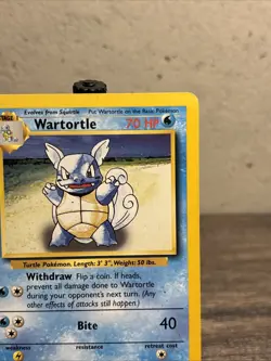 Wartortle 42/102 - Uncommon 1999 English Base Set Pokemon Card - Fast Ship-LP!! - Image 3