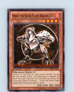 Yu-Gi-Oh Horus The Black Flame Dragon LV4 YSKR-EN019 1st Edition Common Card NM - Image 1
