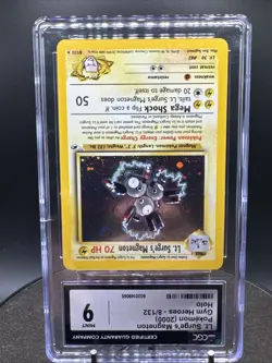 2000 Pokemon Lt. Surge's Magneton Holo Gym Heroes 8/132 CGC 9 MINT - Image 3