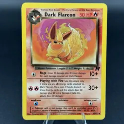 Dark Flareon 35/82 Team Rocket Regular Pokemon TCG LP - Image 1