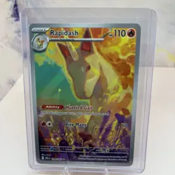 Pokemon Rapidash 189/182 Sv10: Destined Rivals Illustration Rare Holo - Image 3