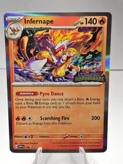 Infernape SVP116 Prerelease Black Star Promo Twilight Masquerade Pokemon Card - Image 1