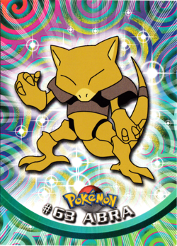 Abra 63 - Topps Pokemon Series 1 HP - Image 1