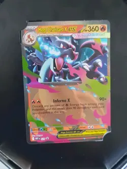 Pokemon TCG Mega Charizard Tin - Mega Charizard X ex MEP 029 Card - Image 2