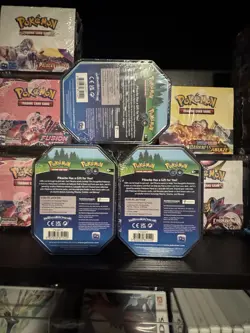Pokemon GO Tin Set Bundle – Pikachu, Snorlax & Blissey – New Factory Sealed - Image 2