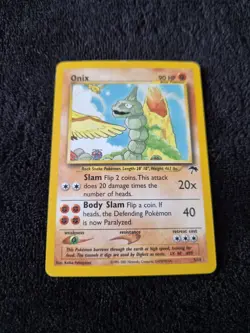 Onix Pokemon Southern Islands TCG 3/18 LP Rare Promo Raw Ungraded - Image 3