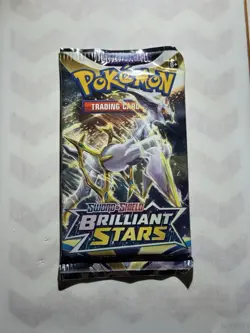 Pokemon TCG Sword & Shield BRILLIANT STARS Booster Pack Factory Sealed New - Image 1