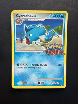 2009 Pokemon Pokemon Rumble Gyarados 6/16 LP - Image 1