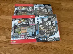 Pokemon Black Bolt and White Flare Binder and Poster Collection Lot of 2 - Image 1