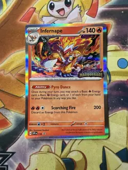 Pokemon Card Infernape SVPEN 116 Twilight Masquerade Stamped Promo NM - Image 1