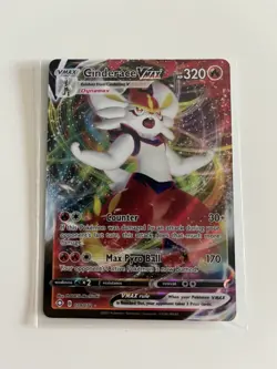 Cinderace Vmax 019/072 Ultra Rare Holo Near Mint Condition Shining Fates - Image 1