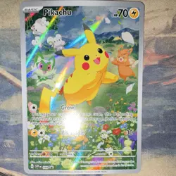 Pokemon TCG Pikachu 088 Sv: Scarlet & Violet Promo Holo Basic 70 HP 2024 - Image 1