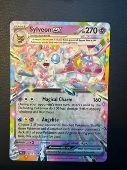 Sylveon ex 041/131 Double Rare Prismatic Evolutions Pokemon Near Mint - Image 1